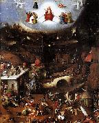 Hieronymus Bosch The last judgement oil on canvas